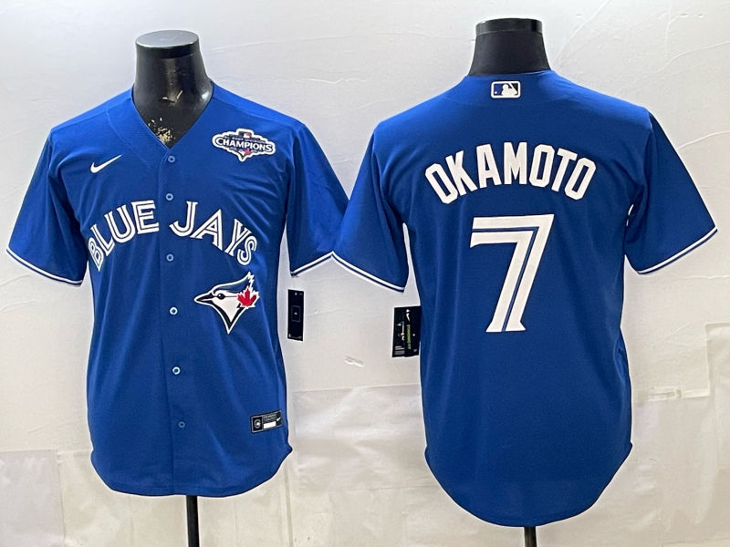Men 2026 Toronto Blue Jays #7 Okamoto Blue Game Nike MLB Jersey 0410002